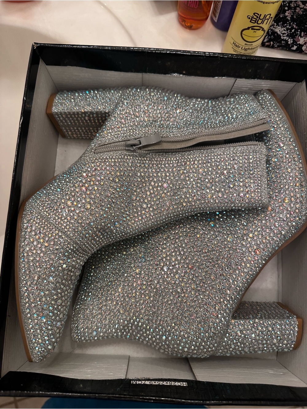 Forever Iceberg-12 rhinestone Shoes